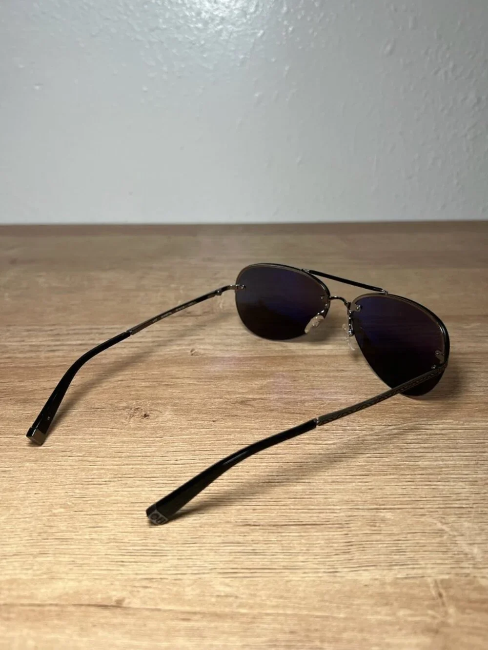 Vintage Gunmetal John Varvatos Aviators
